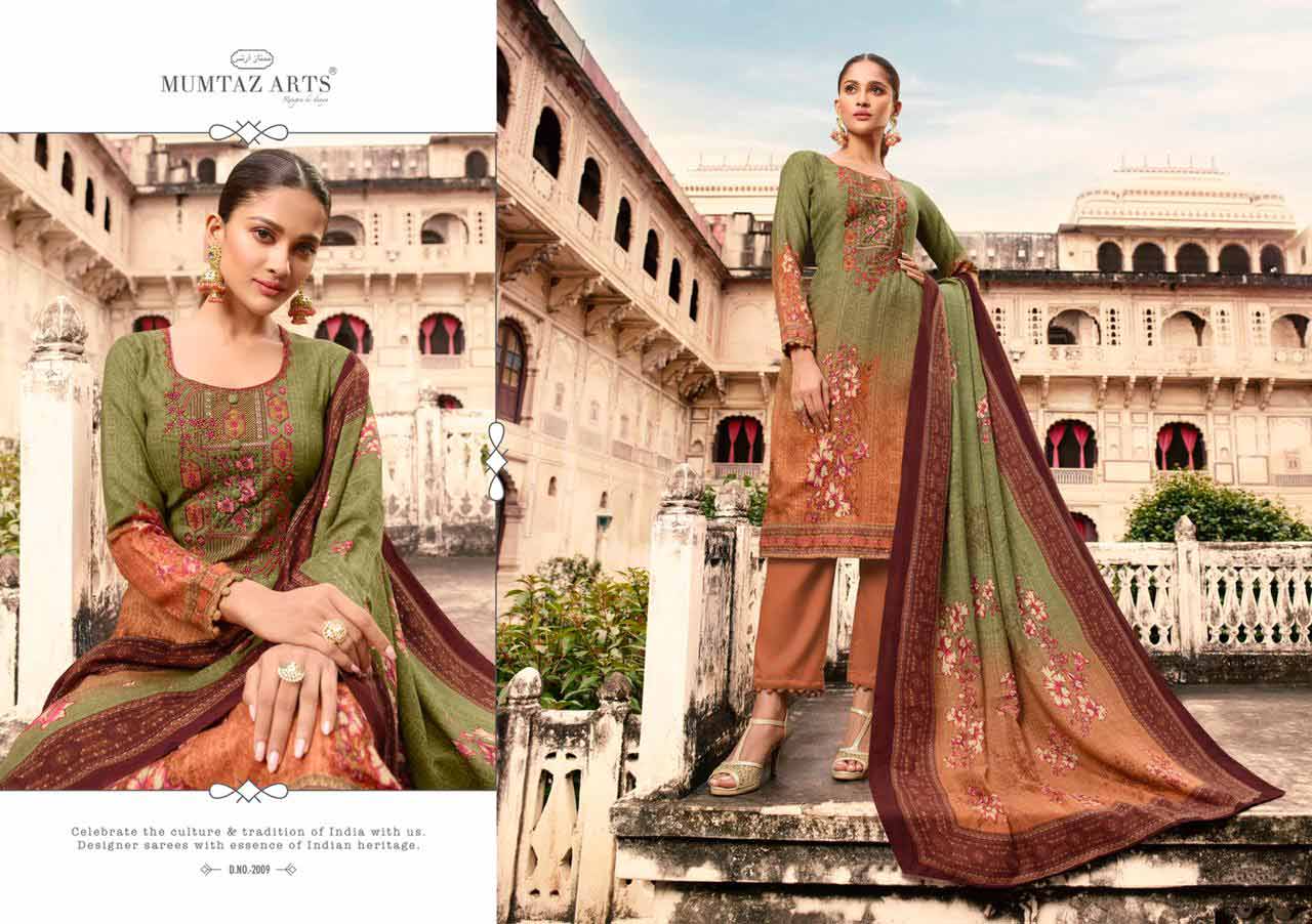 Mumtaz Art Cashmere Vol 1 Karachi Work Suit Mumtaz Art Cashmere Vol 1 Karachi Work Suit